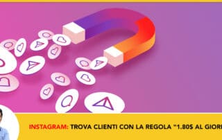 Fare Crescere la Tua azienda su Instagram con la Regola "1.80$ al giorno"